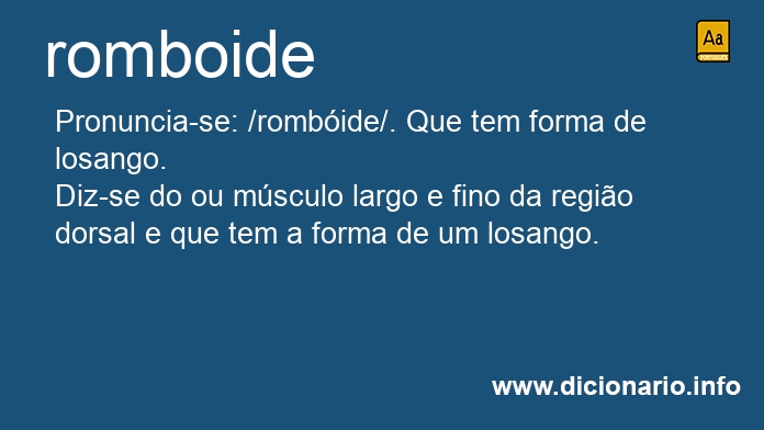 Significado de romboides