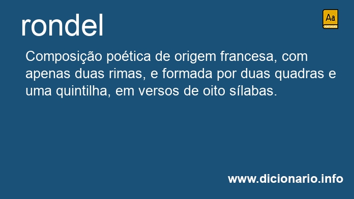Significado de rondel