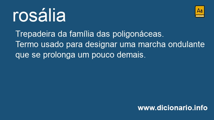 Significado de roslia