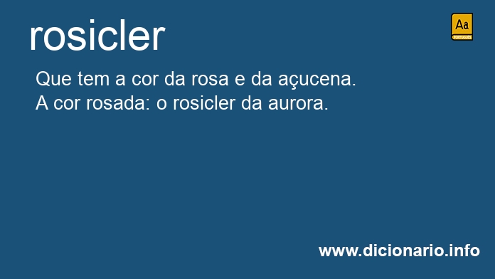 Significado de rosicler