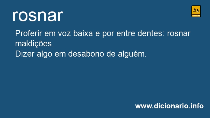 Significado de rosnramos