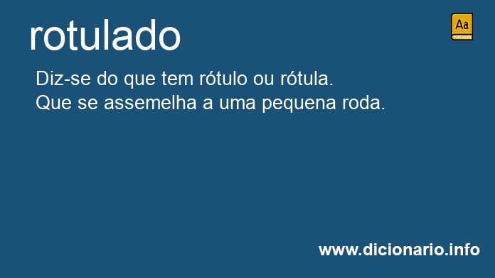Significado de rotulados