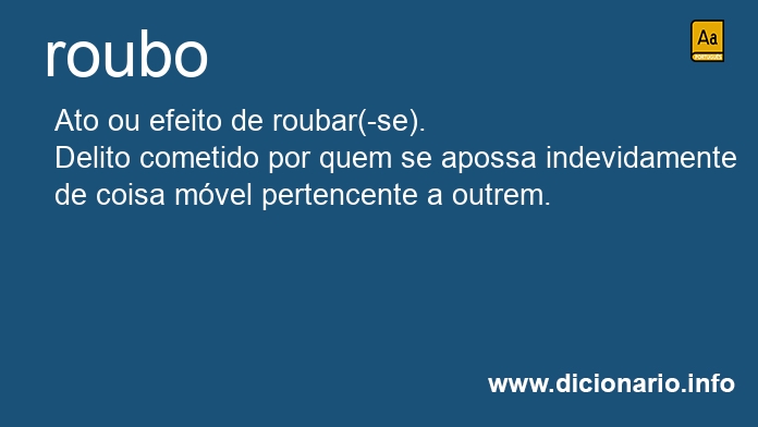 Significado de roubo