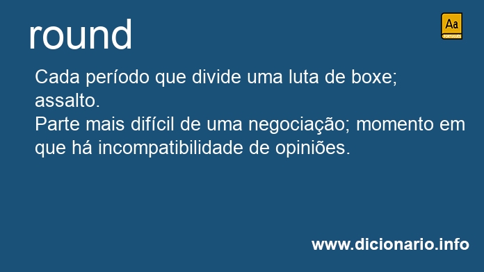 Significado de round