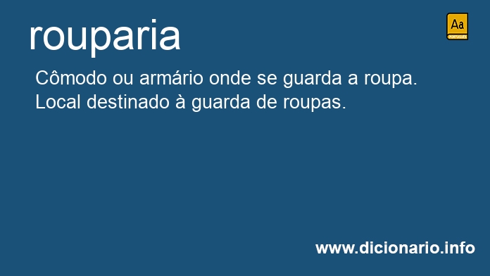 Significado de rouparia