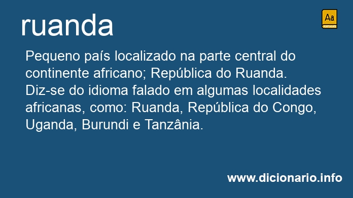 Significado de ruanda