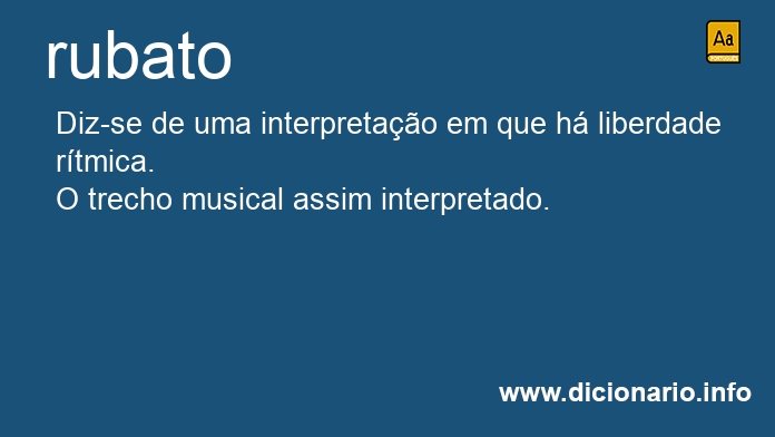 Significado de rubato