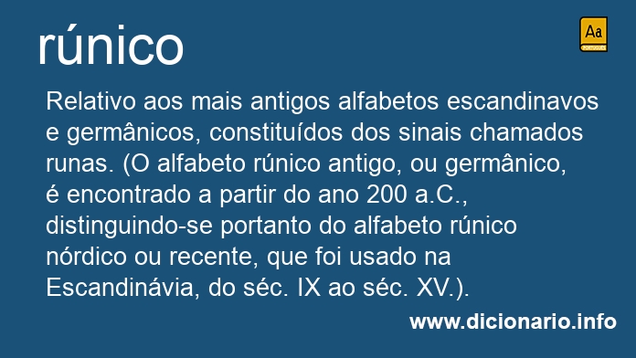 Significado de rnico