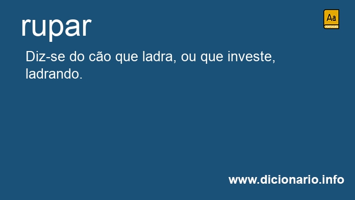 Significado de ruparei