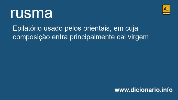 Significado de rusma