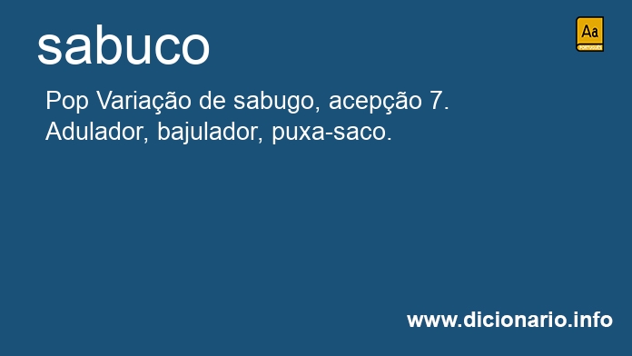 Significado de sabuco