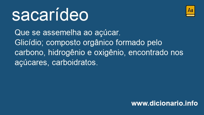 Significado de sacardeo