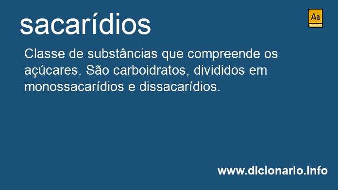 Significado de sacardios