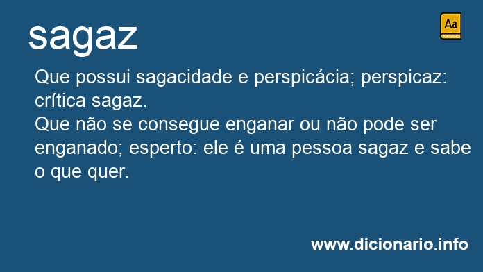 Significado de sagaz