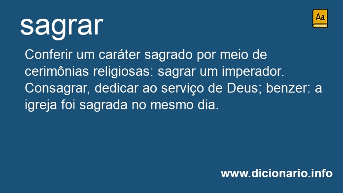 Significado de sagrars