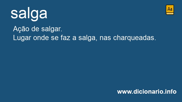 Significado de salga