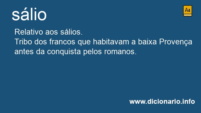 Significado de slio
