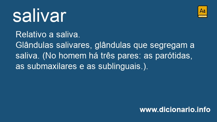 Significado de salivar