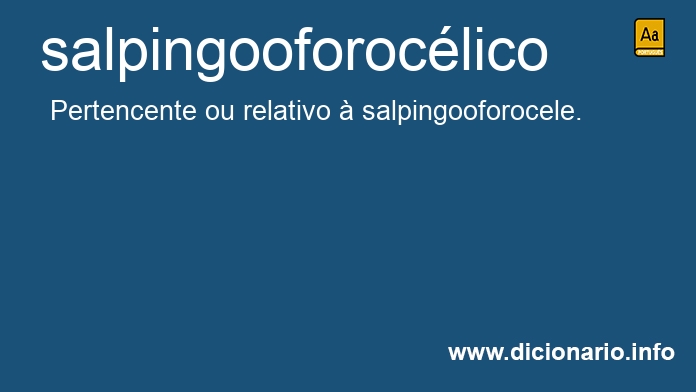 Significado de salpingooforoclico