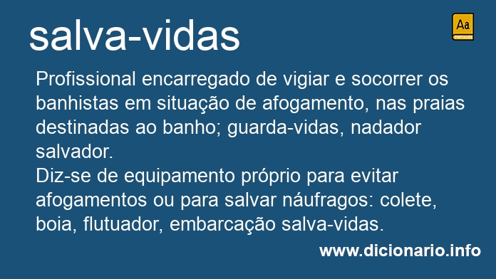 Significado de salva-vidas