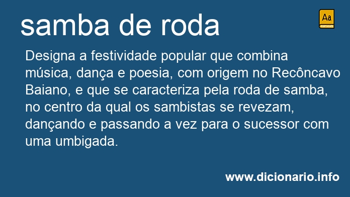 Significado de samba de roda