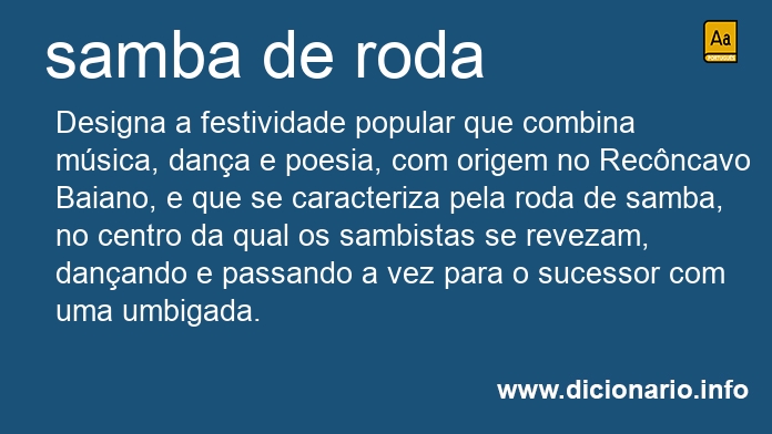 Significado de samba de roda