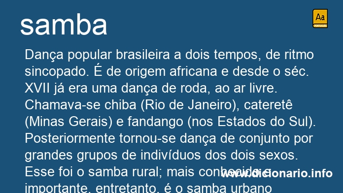 Significado de samba