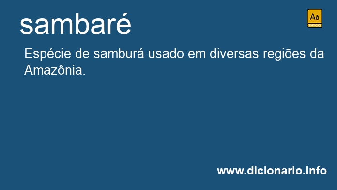 Significado de sambar
