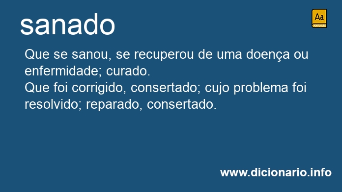 Significado de sanados