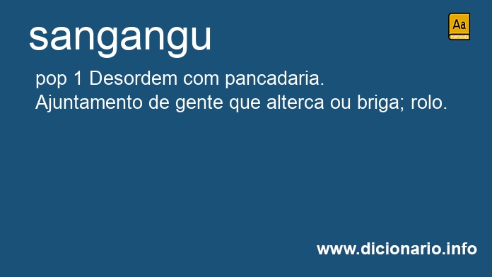 Significado de sangangu