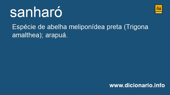 Significado de sanhar