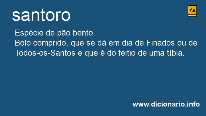 Significado de santoro