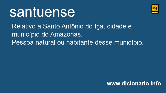 Significado de santuense