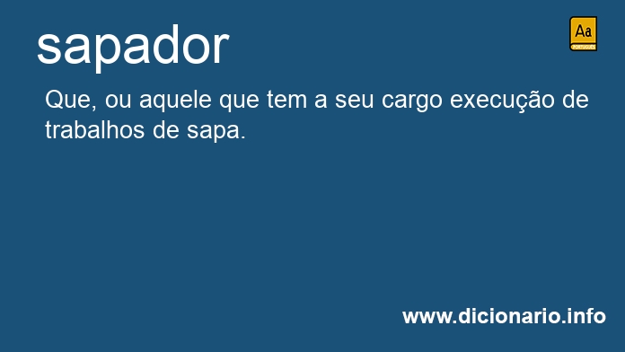 Significado de sapadores