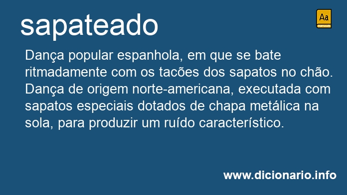 Significado de sapateados