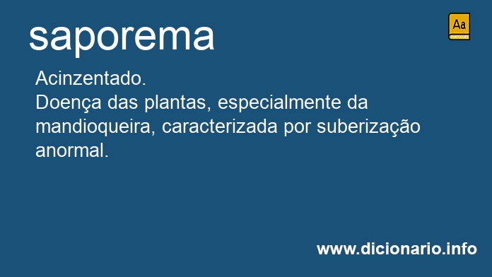 Significado de saporema