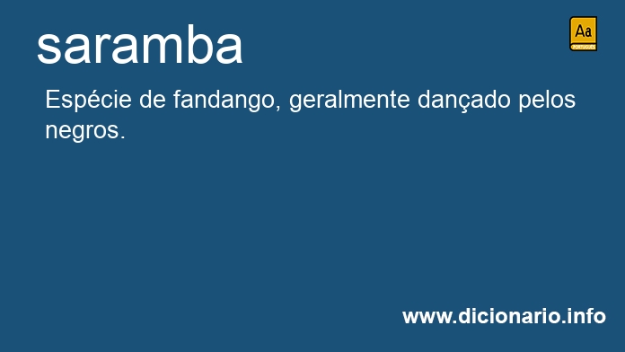 Significado de saramba