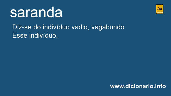 Significado de saranda