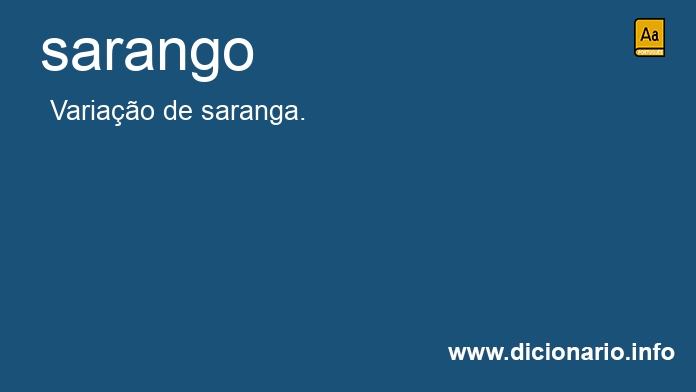 Significado de sarangos
