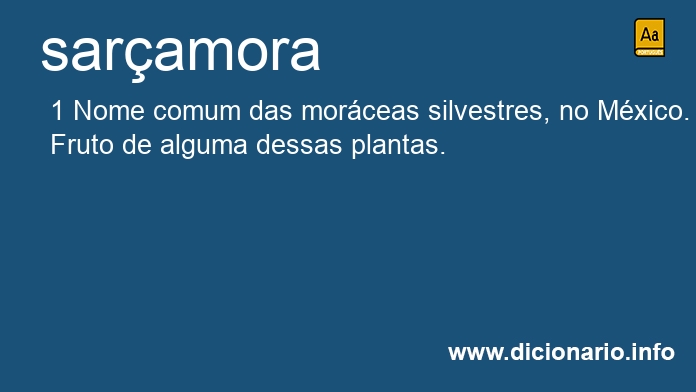Significado de saramora