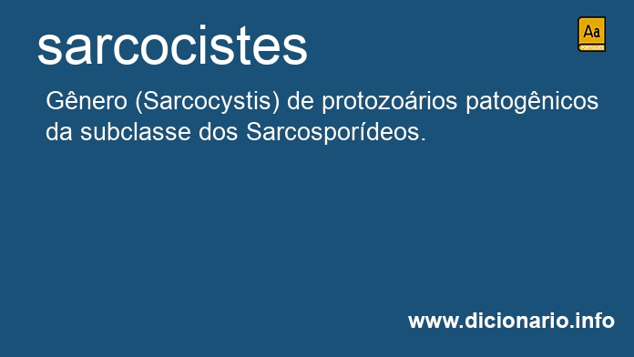 Significado de sarcocistes
