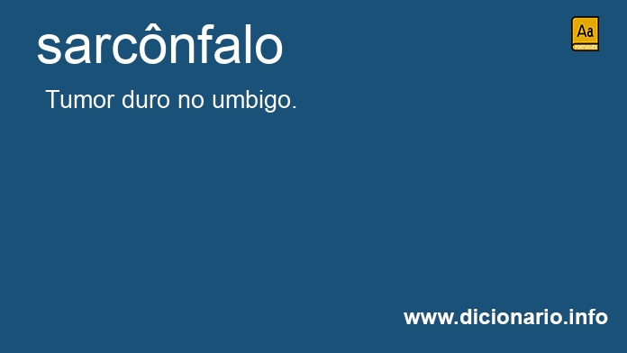 Significado de sarcnfalo