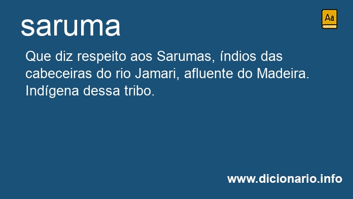 Significado de saruma