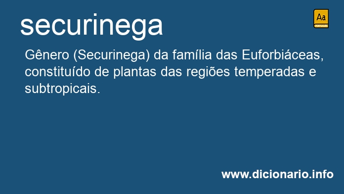 Significado de securinega