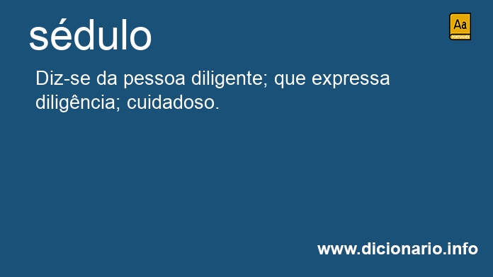 Significado de sdulo