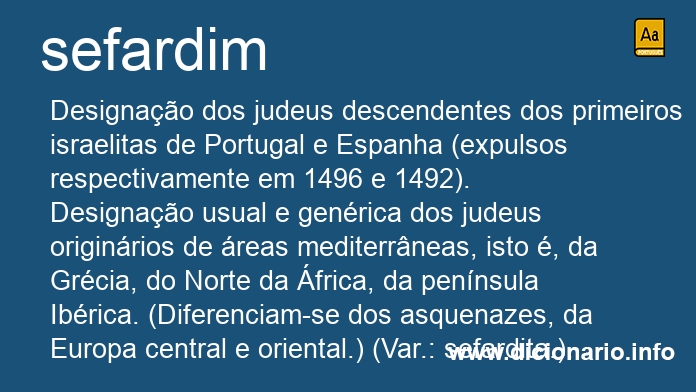 Significado de sefardins