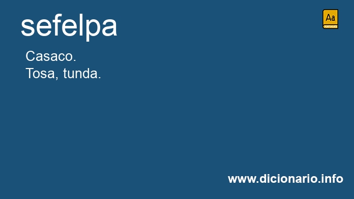 Significado de sefelpa