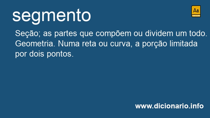 Significado de segmento