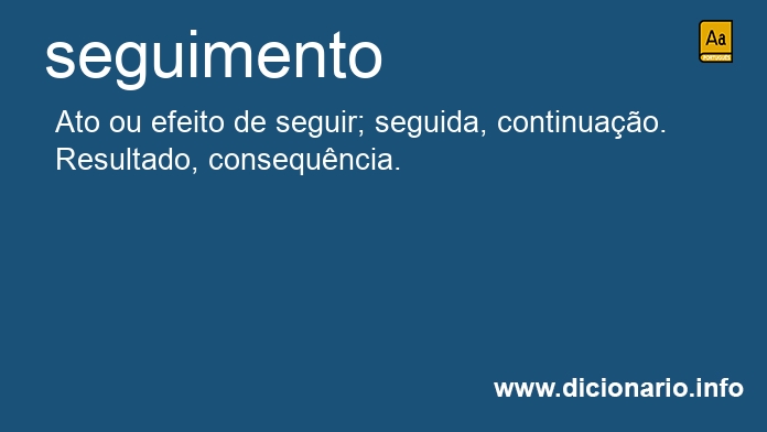 Significado de seguimentos