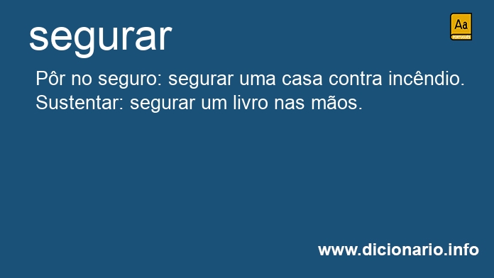 Significado de segurars